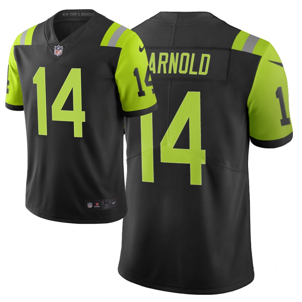 Men Nike NFL New York Jets 14 sam darnold Limited city edition black green jersey